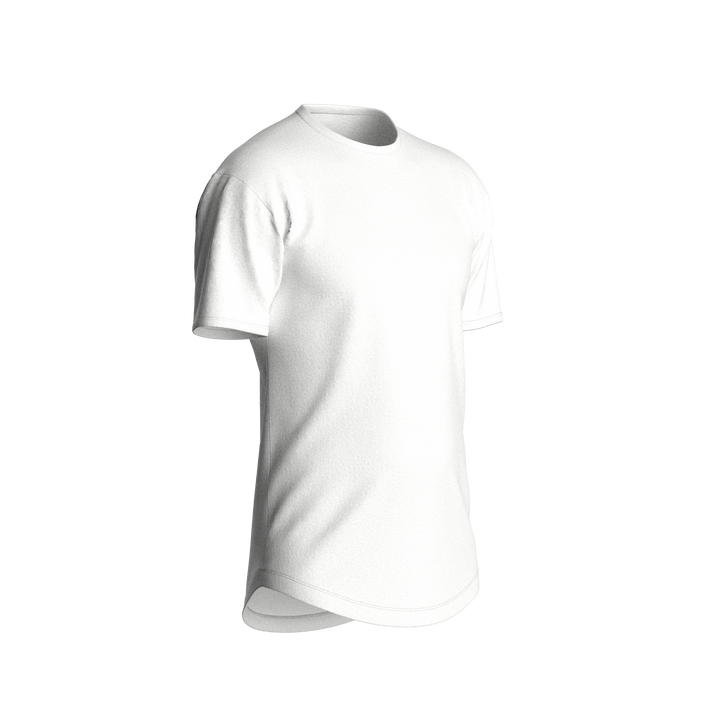 SB1001-Short Sleeve Curved Bottom T-Shirt